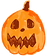 Calabaza de Halloween de dibujos animados