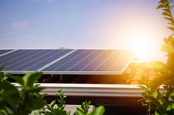 Solar Panels on Roof