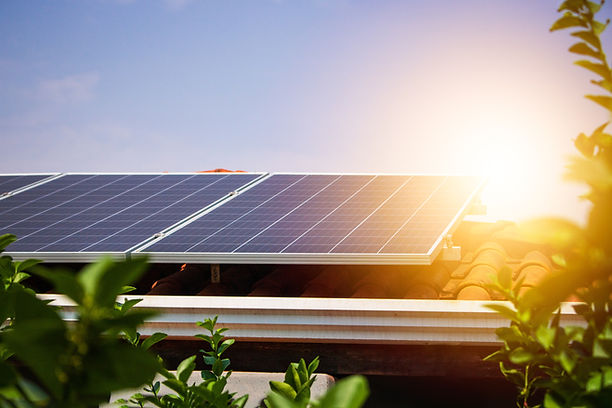 Solar Panels on Roof