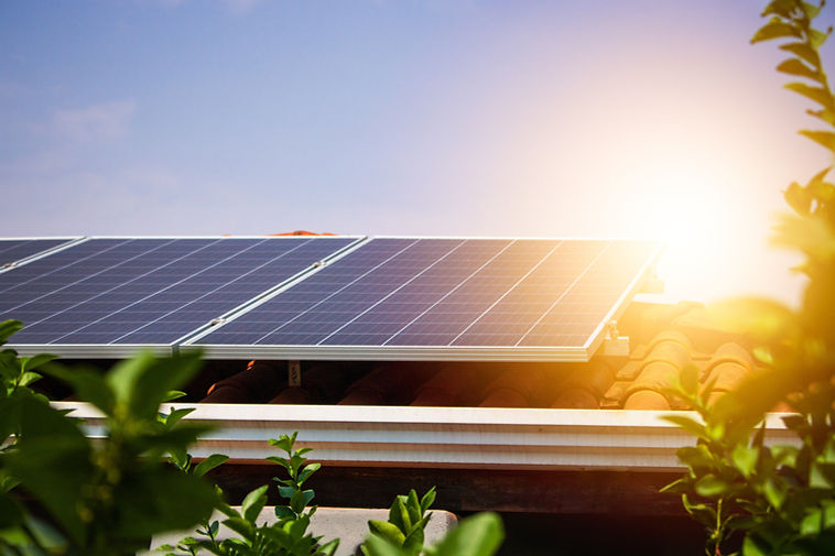 Solar Panels on Roof