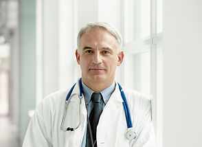 Doctor in Hospital Hallway