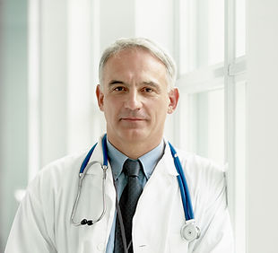 Doctor in Hospital Hallway
