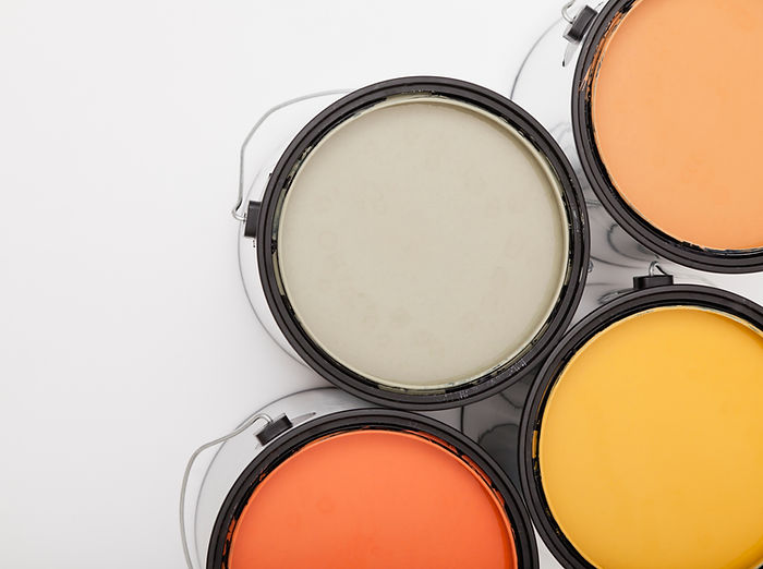 Colorful Paint Cans