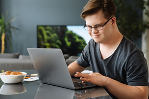 young man with learning disability