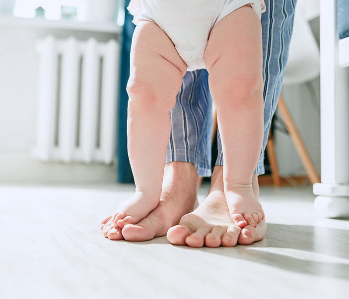 Piedi per genitori e bambini
