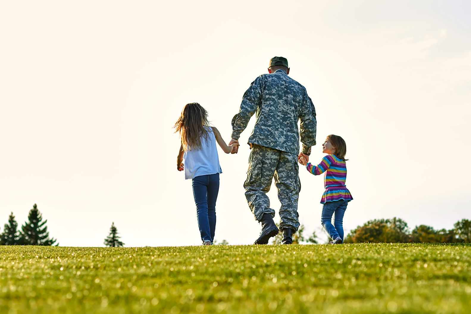 Soldier With Children