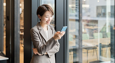 Person Looking at Mobile