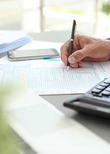 Filling Out Tax Form