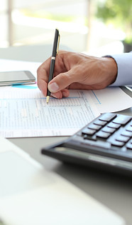 Filling Out Tax Form