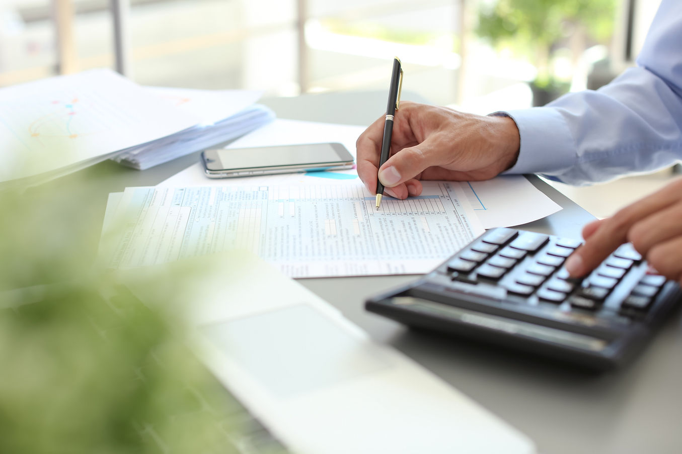 Filling Out Tax Form