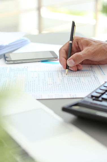Filling Out Tax Form