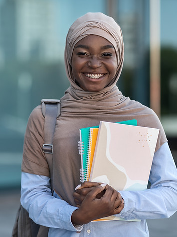 Happy College Student