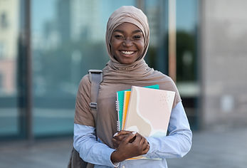 Smiling Student Outside