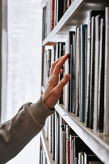 Livros para alcançar com a mão