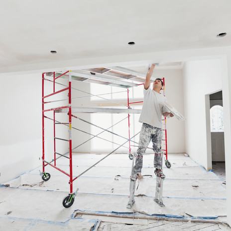 Applying Cement on Wall