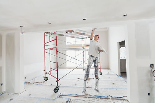 Applying Cement on Wall