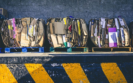 Papelão reciclado