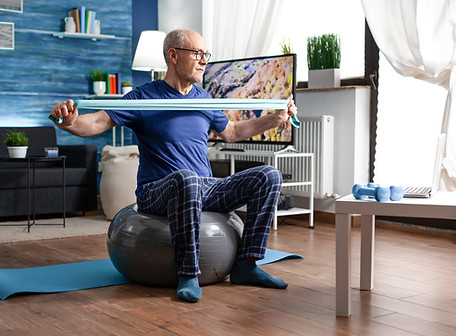 Stretching with bands