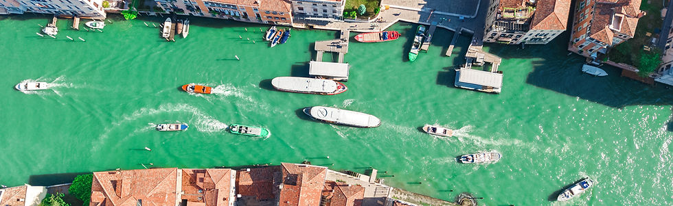 Vista aérea de Venecia
