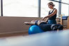 Fitnessball Übungseinheit