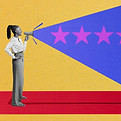 Woman With Megaphone