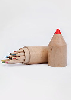 Lápiz de madera de colores