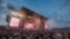 Music Festival, Large outdoor concert, confetti, line array, LED Video Wall