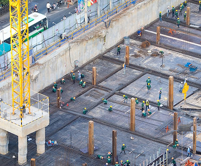 ベトナム・ホーチミン市の建設作業員