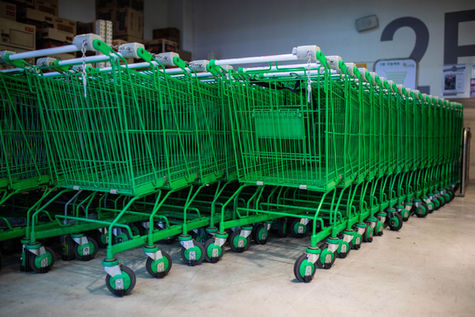 Green Shopping Carts