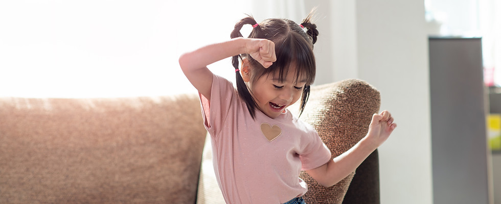 Child Dancing Happily