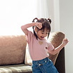 Child dancing during online play therapy