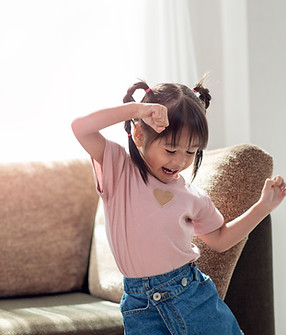 Child Dancing Happily