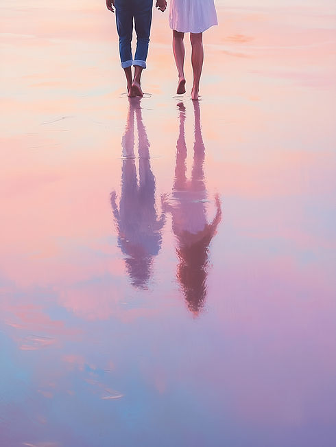 Walking On Beach