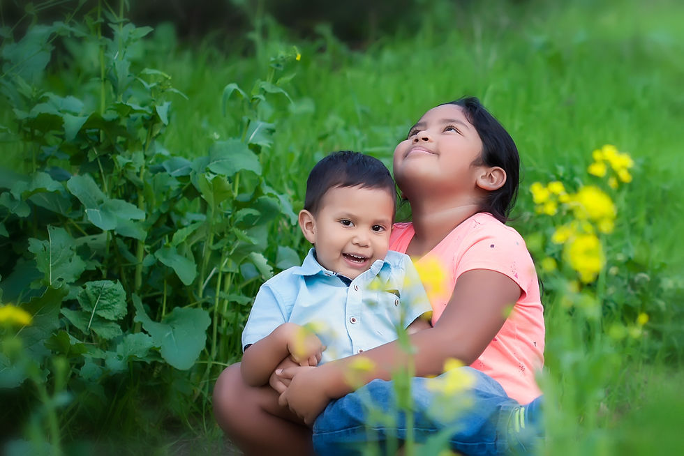 Happy Siblings