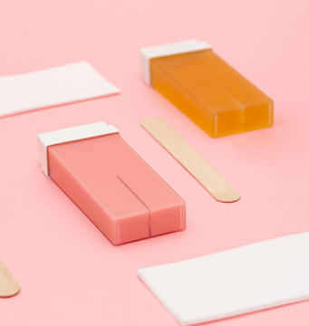 Éléments du kit d'épilation à la cire