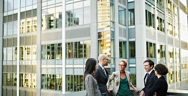 Discussion on Office Balcony