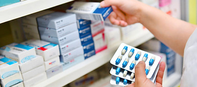 Pharmacy Shelf Medication