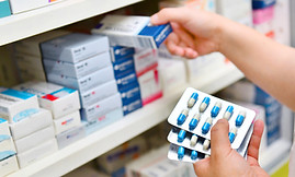 Pharmacy Shelf Medication