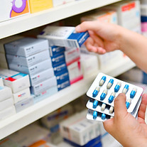 Pharmacy Shelf Medication