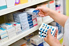 Pharmacy Shelf Medication