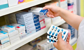 Pharmacy Shelf Medication