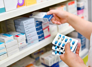 Pharmacy Shelf Medication
