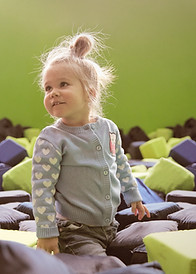 Child in Foam Pit