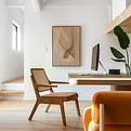 Minimalistisches Homeoffice
