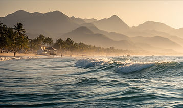 Tropical Beach Landscape