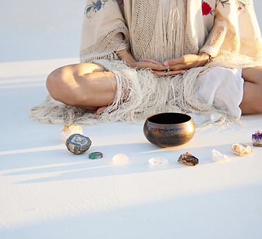 Semicircle of Crystals