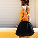 Cropped amarelo