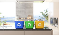 Recycling Bins Display