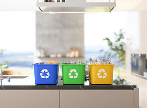 Recycling Bins Display