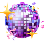 Colorful Disco Ball